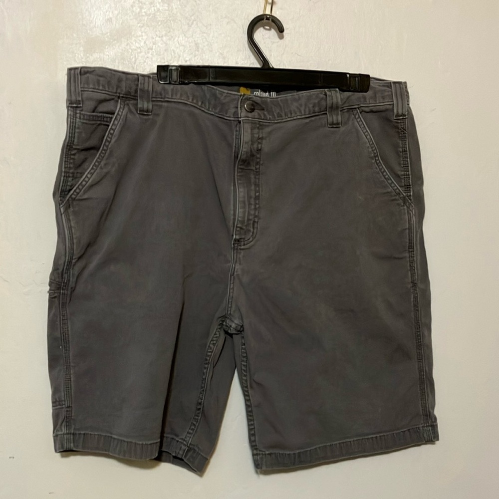 Carhartt Gray Cargo Shorts with Relaxed Fit waist 42